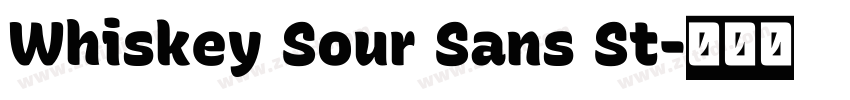 Whiskey Sour Sans St字体转换